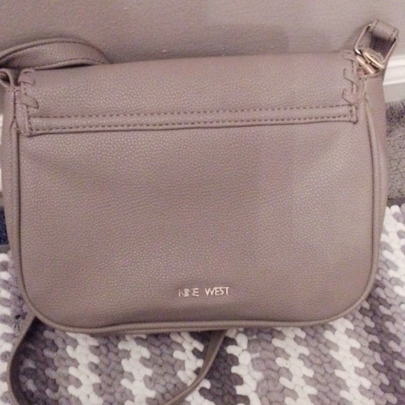 Nine West Long Strap Purse Grey Color - Picture 2 of 7
